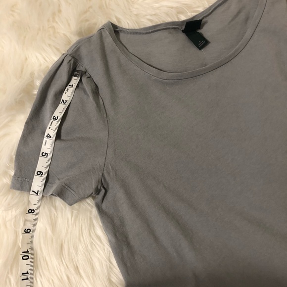 Wild Fable Puffy Short Sleeve Tee Gray Small - Picture 10 of 16